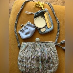 Silver Evening Shoulder/Clutch Bag